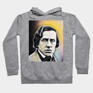 Frédéric Chopin yellow Portrait | Frédéric Chopin Artwork 9 Hoodie